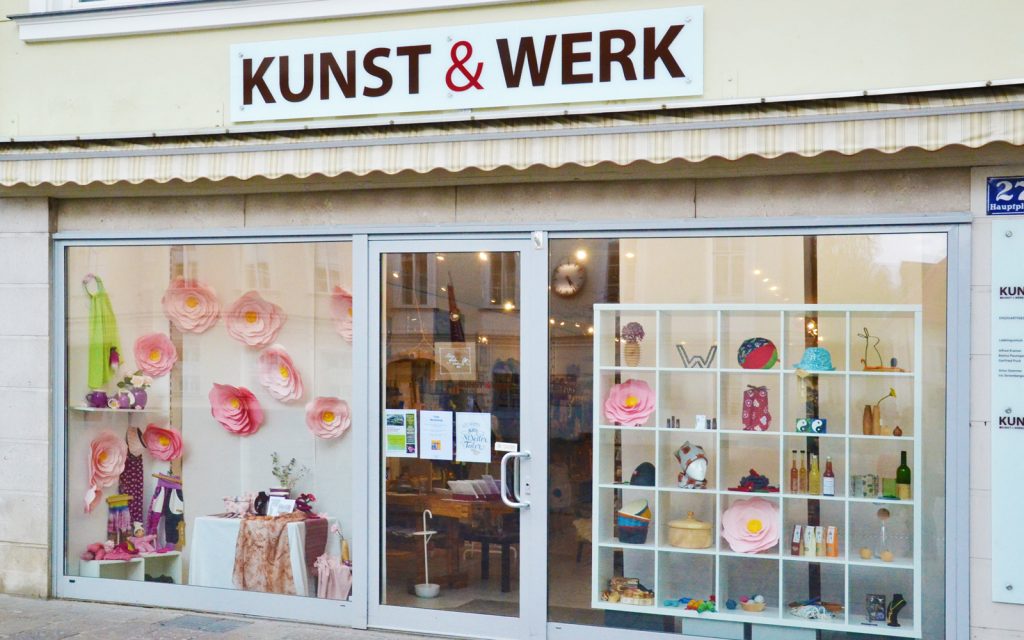 Geschäftsfront in St. Veit an der Glan